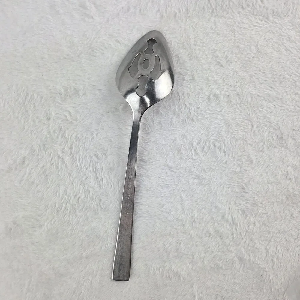 Vintage Cameo Carlyle Stainless Serving Set Hong Kong‎ Slotted Spoon Ladle
